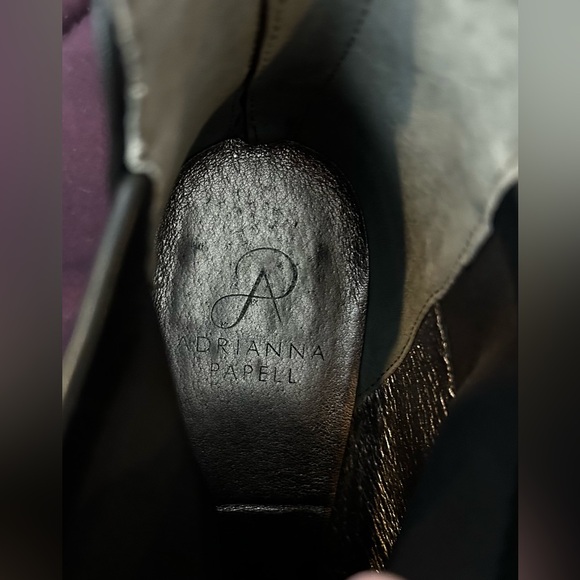 EUC Adrianna Papell Black Ankle Boots Blck in Size 9 - Picture 9 of 12